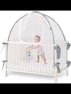 NIB Baby & Beyond Crib Mosquito Net Tent